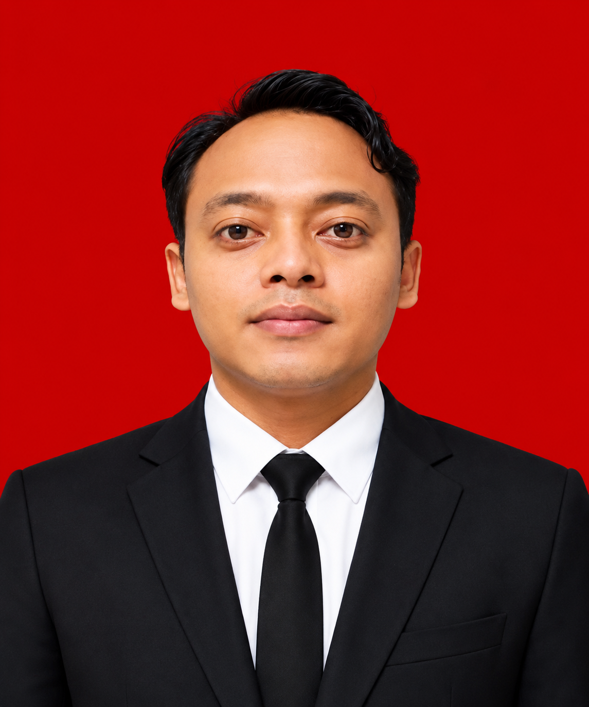 formal portrait on red background (2)